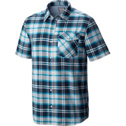 Mountain Hardwear Drummond Short Sleeve Shirt Herre S Blå Skjorter
