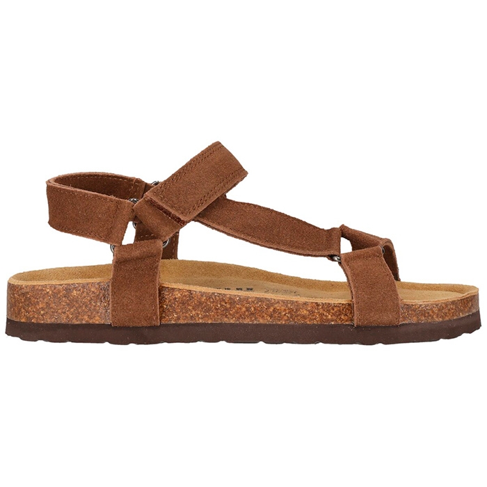 NOU Cyprian W Leather Cork Sandal V2, mustang-36 - Sandaler