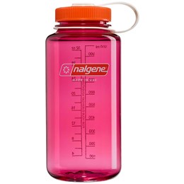 Nalgene Wide Mouth Sustain 1 ltr Drikkedunk Fuchsia Purple/Flame Drikkeflasker