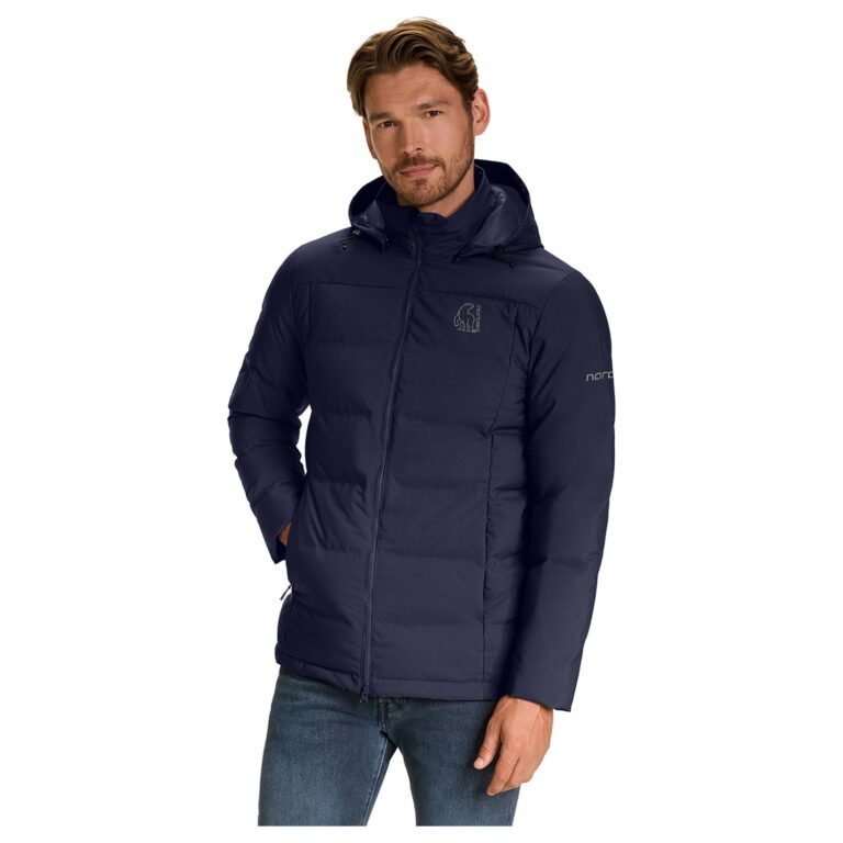 Nordisk Akkarvik Bonded Down Jacket Herre S Blå Dunjakker
