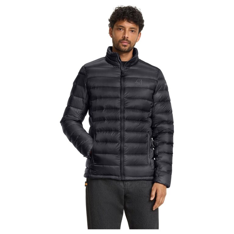 Nordisk Hjalte Down Jacket Herre S Sort Dunjakker