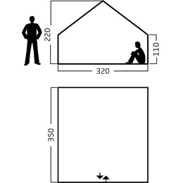Nordisk Kari 20/30 Mesh 11,0 m2 Beige Indertelte