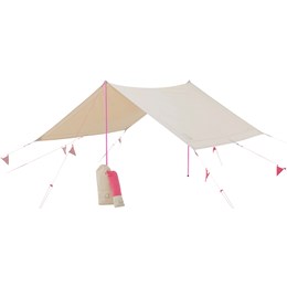 Nordisk Kari Tech Mini Tarp Incl. Color Pack Rød Tarps