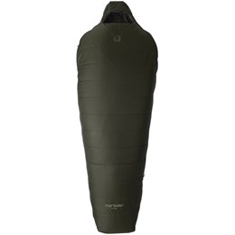 Nordisk Knuth ±0° Wide Medium Fibersovepose Unisex Grøn Forår til efterår (+3°C til -8°C)