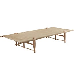Nordisk Marselis Wooden Seng Beige Feltsenge