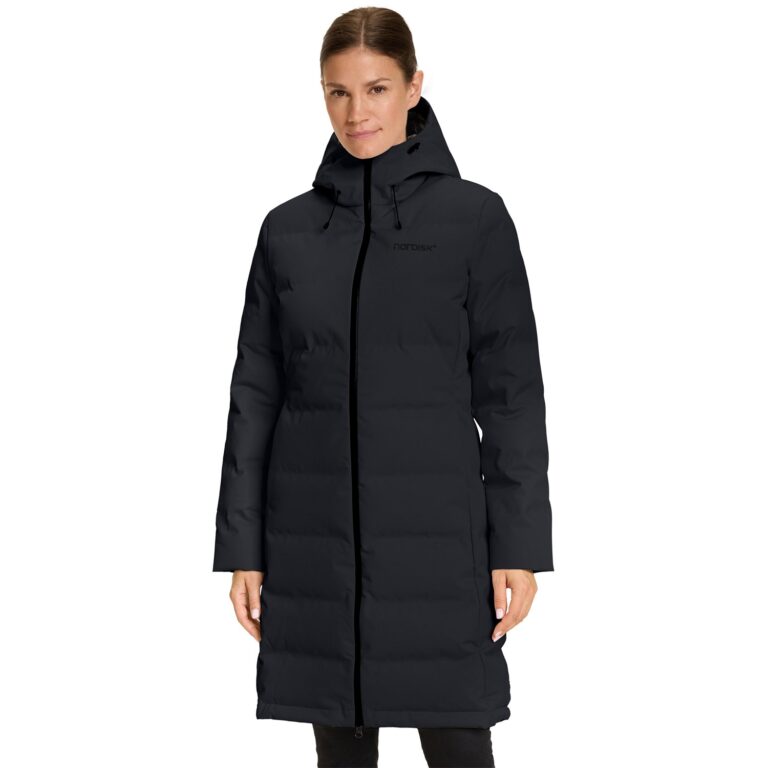 Nordisk Moana Bonded Hardshell Down Coat Dame S Sort Dunjakker