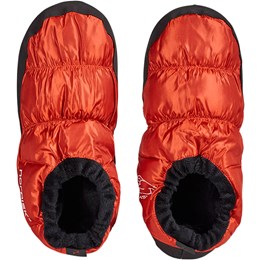 Nordisk Mos Down Shoes Unisex XS Orange Hjemmesko