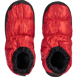 Nordisk Mos Down Shoes Unisex XS Rød Hjemmesko