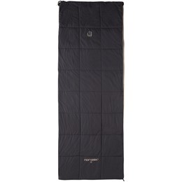 Nordisk Sif +10Â° Blanket Medium Fibersovepose Unisex Sort Sommer (> 3Â°C)