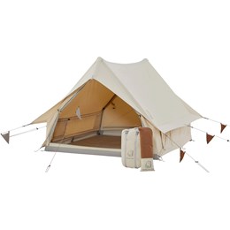 Nordisk Ydun Tech Mini Incl. Color Pack, 2-Personers Bomuldstelt Brun 2-4 personer