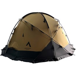 Nortent Gamme 6 PC med Bund, 6-Personers Telt Brun 5-6 personer