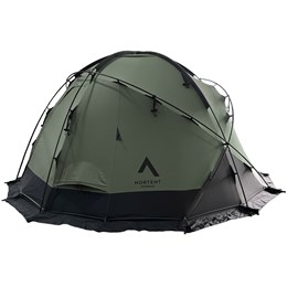 Nortent Gamme 6 PC med Bund, 6-Personers Telt Grøn 5-6 personer