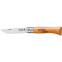 Opinel No 6 Carbon Steel Foldekniv Brun Foldeknive