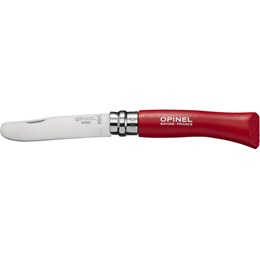 Opinel No 7 My First Opinel Børnekniv Rød Foldeknive