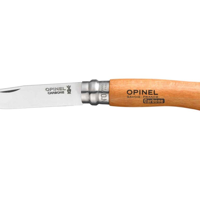 Opinel N°7 carbon steel 8,0 cm. bøg