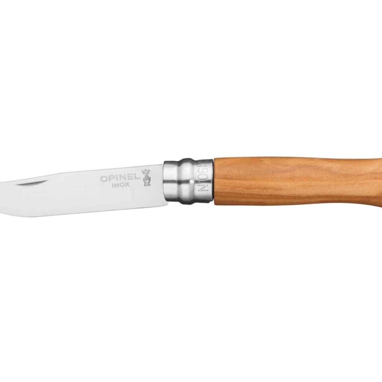 Opinel N°8 Stainless 8,5 cm. oliven