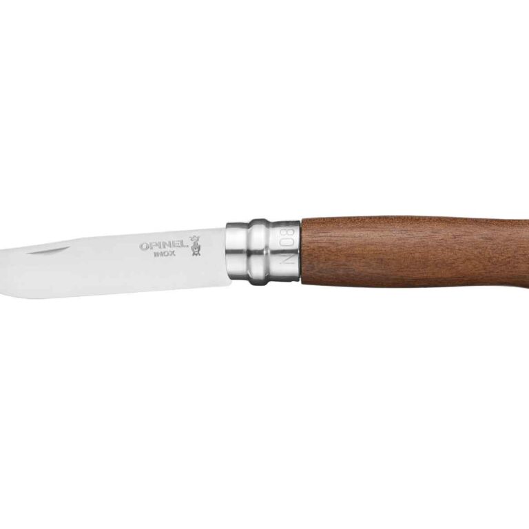 Opinel N°8 Stainless 8,5 cm. valnød