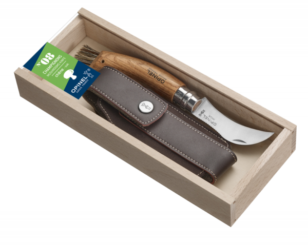 Opinel N°8 Svampekniv oliven Gift Box