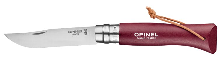 Opinel Trekking No 8 Kniv Bordeaux