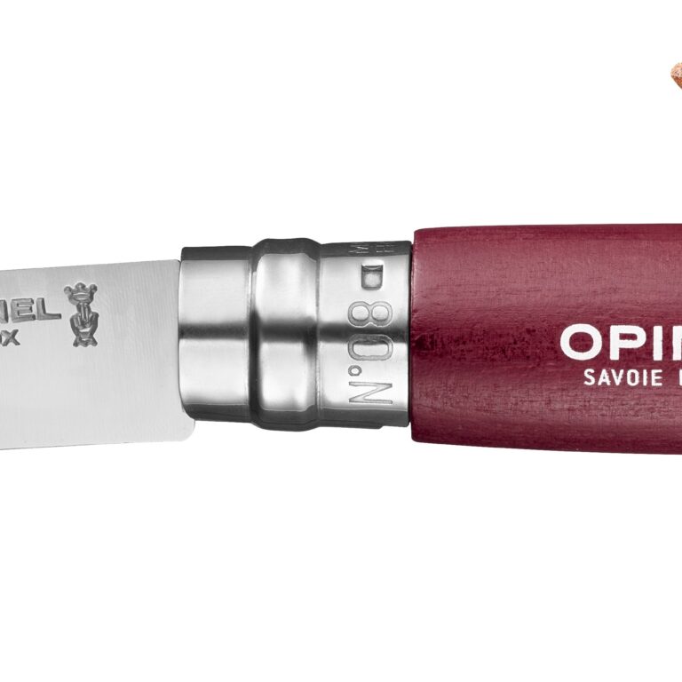 Opinel Trekking No 8 Kniv Bordeaux