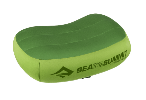 Oppustelig hovedpude Sea to Summit Aeros™ Premium Large - Lime