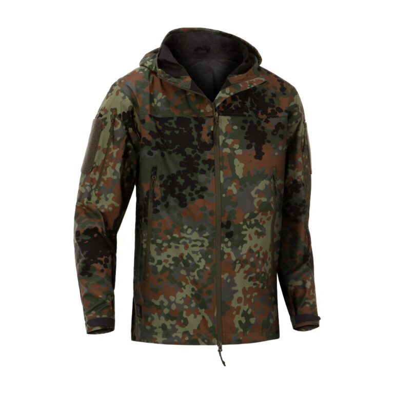 Outrider Tactical T.O.R.D. Hardshell Hoody LW Regnjakke - XS - Flecktarn