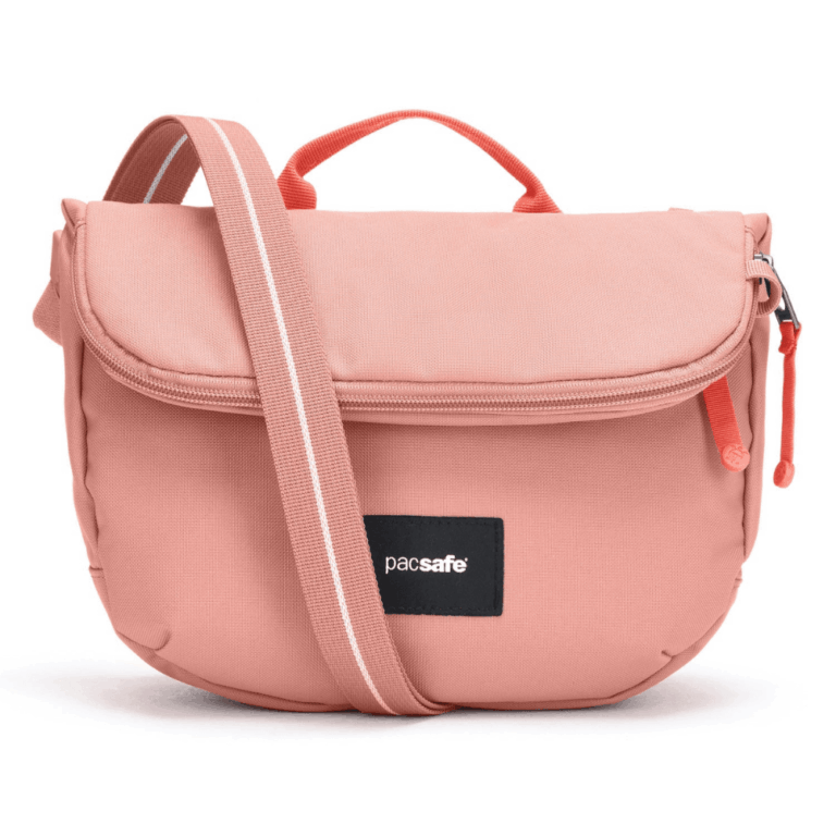Pacsafe GO Anti-Theft Saddle Crossbody Rose Skuldertaske 5-7L