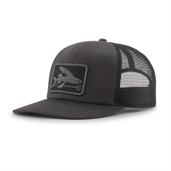 Patagonia Flying Fish Relaxed Trucker Hat, Ink Black