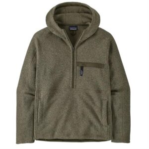 Patagonia Mens Better Sweater 1/2 Zip P/O, River Rock Green