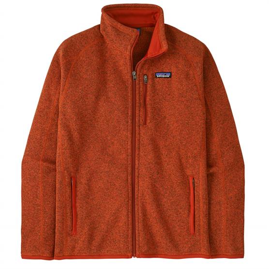 Patagonia Mens Better Sweater Jacket, Coal Orange