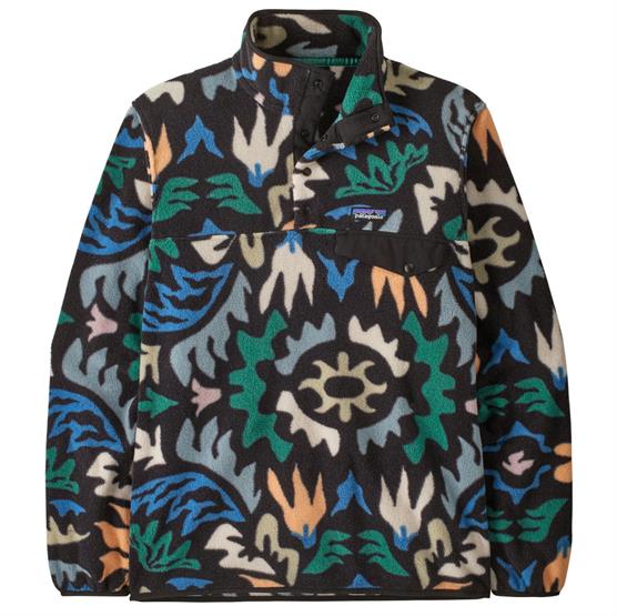 Patagonia Mens LW Synch Snap T P/O, Kaleido Black