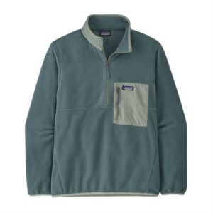 Patagonia Mens Microdini 1/2-Zip P/O, Nouveau Green