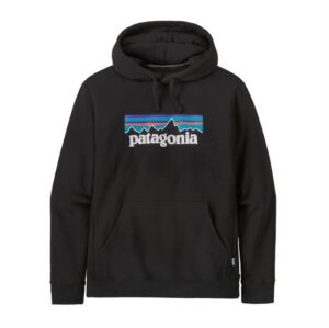 Patagonia Mens P-6 Logo Uprisal Hoody, Black