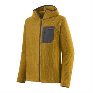 Patagonia Mens R1 Air Full-Zip Hoody, Cosmic Gold