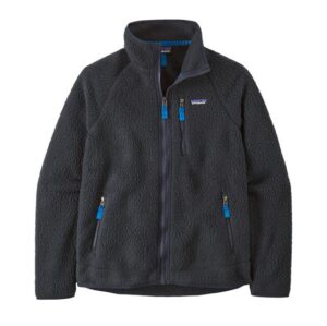 Patagonia Mens Retro Pile Jacket, Pitch Blue / Endless Blue