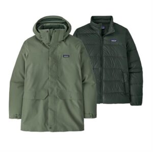 Patagonia Mens Tres 3-in-1 Parka, Old Growth Green