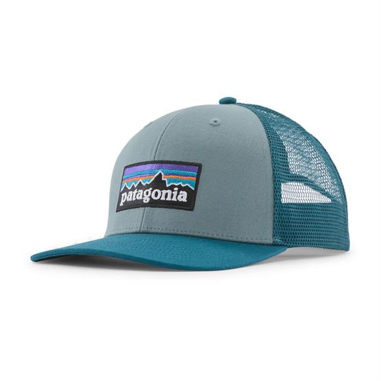 Patagonia P-6 Logo Trucker Hat, Blue Sage