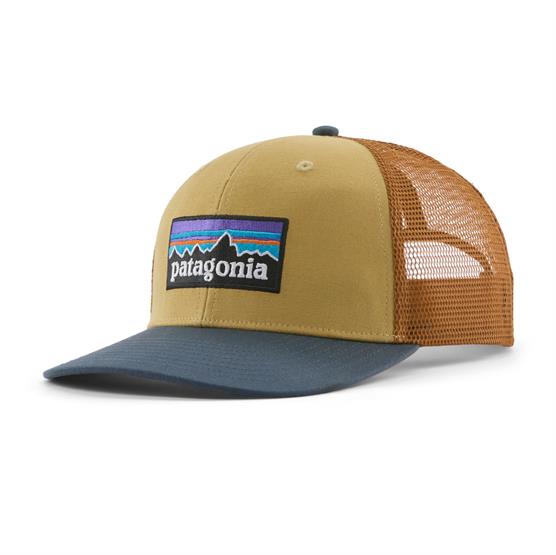 Patagonia P-6 Logo Trucker Hat, Lynx Tan