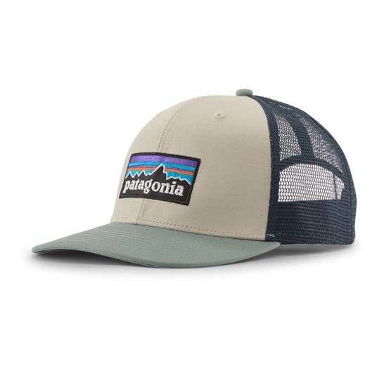 Patagonia P-6 Logo Trucker Hat, Pumice