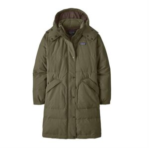 Patagonia Womens Downdrift Parka, Basin Green