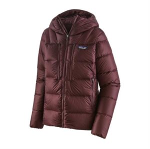 Patagonia Womens Fitz Roy Down Hoody, Dark Ruby