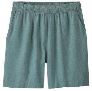 Patagonia Womens Garden Island Long Shorts - 6 in, Whole Weave / Blue Sage