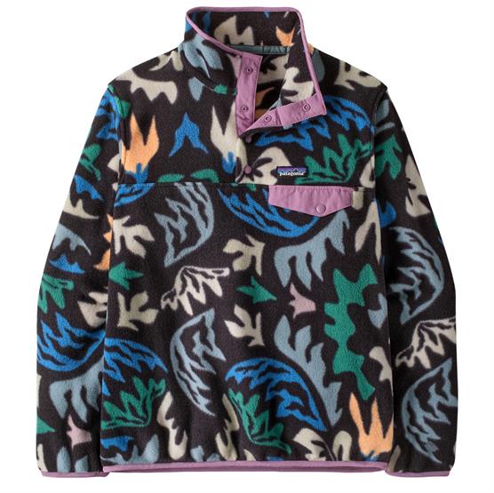 Patagonia Womens LW Synch Snap-T P/O, Kaleido / Black