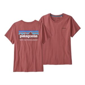 Patagonia Womens P-6 Mission Organic T-Shirt, Rosehip