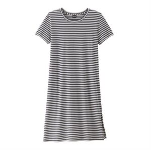 Patagonia Womens Regenerative T-Shirt Dress, Field Day / New Navy