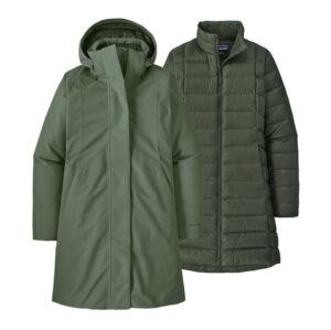 Patagonia Womens Tres 3-in-1 Parka, Old Growth Green