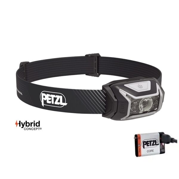 Petzl Actik Core pandelampe 600 lm, grey/black - Pandelamper