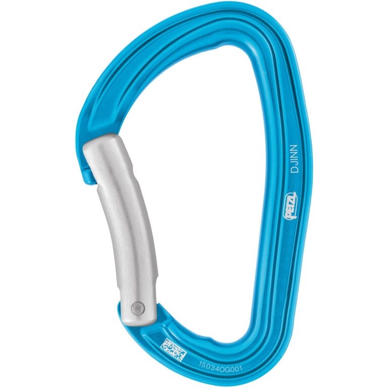Petzl DJINN Carabiner Bent Gate Blå Karabiner