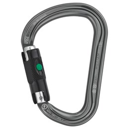 Petzl William Ball-Lock Grå Karabiner