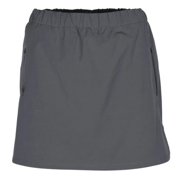 PineBrun Everyday Travel Skort W-ash Grå-36 - Kjoler / nederdel